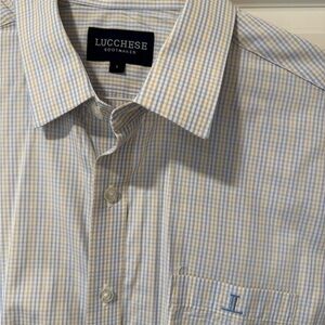 Lucchese Men's Blue Checkered Shirt